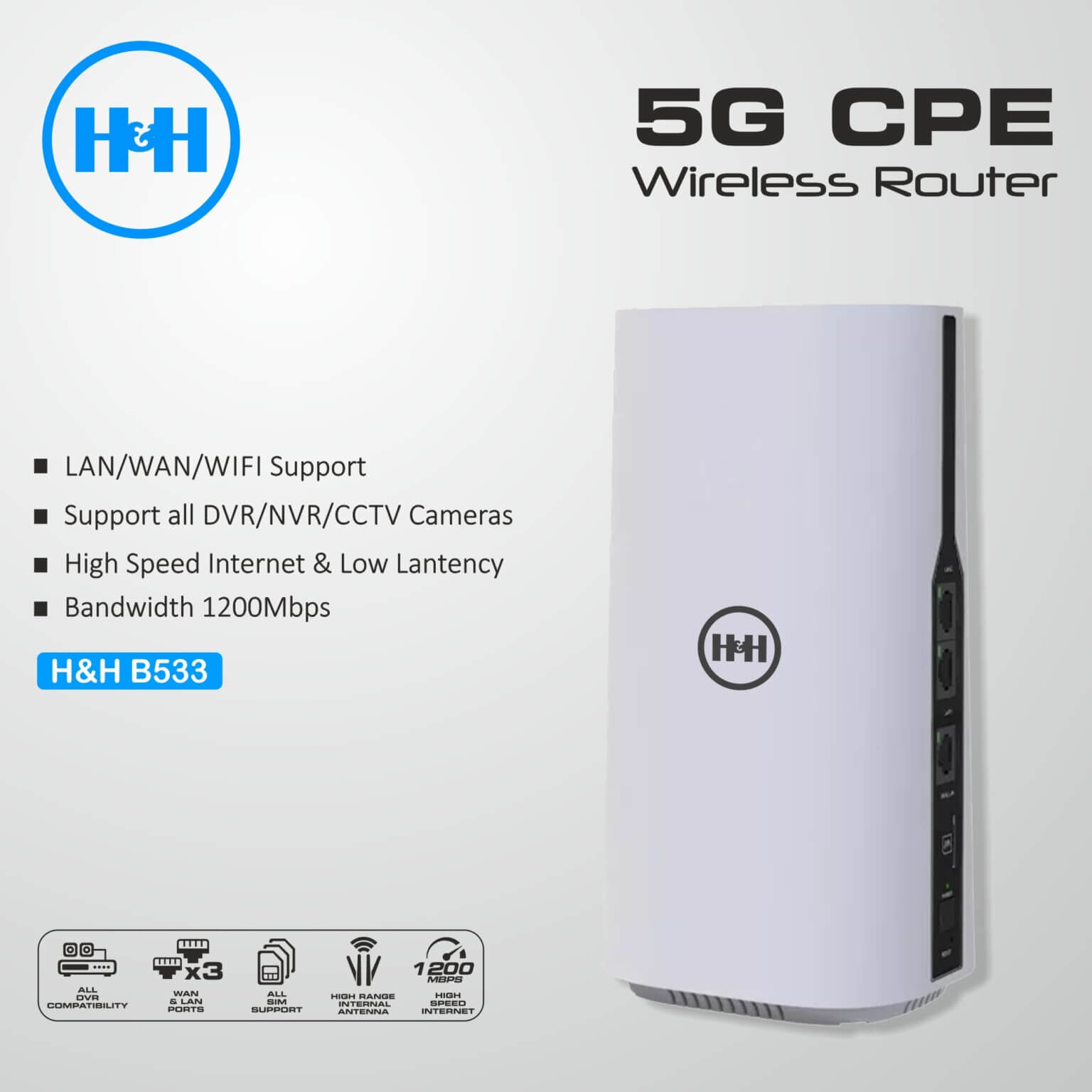 5G CPE Wireless Router (B533) - Top Wireless Routers, Data Cards, and ...